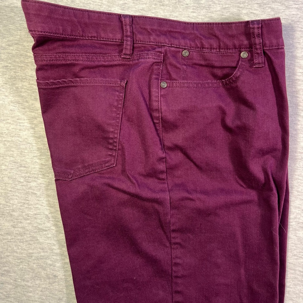 Talbots Burgundy Jeans